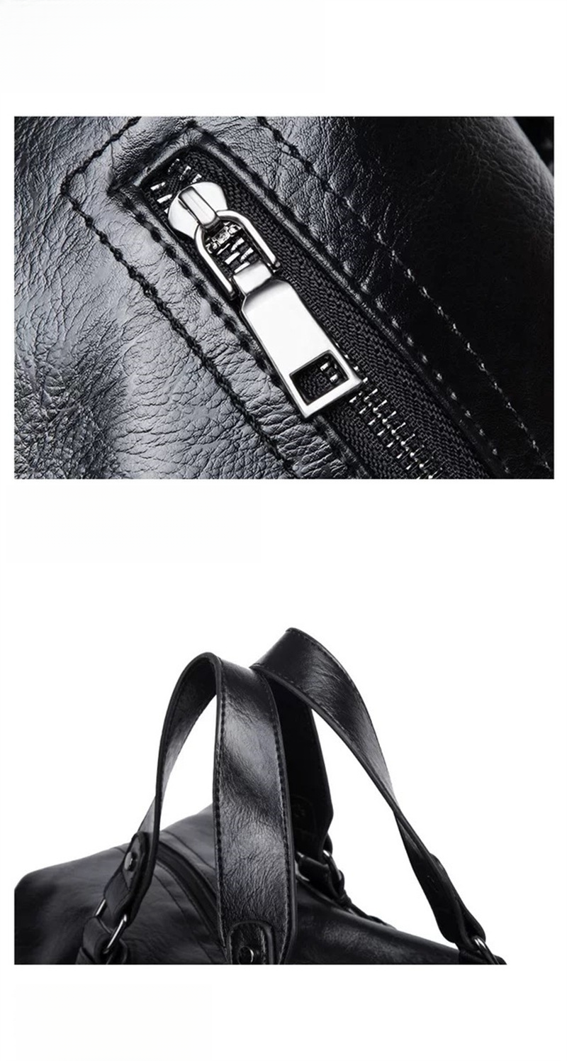 Borsa a mano casual da lavoro di grande capacità, borse da uomo in pelle PU di alta qualità con spalla obliqua, borse da viaggio_voghion.com